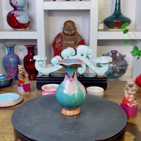 摆件禹州神后钧瓷原产地~