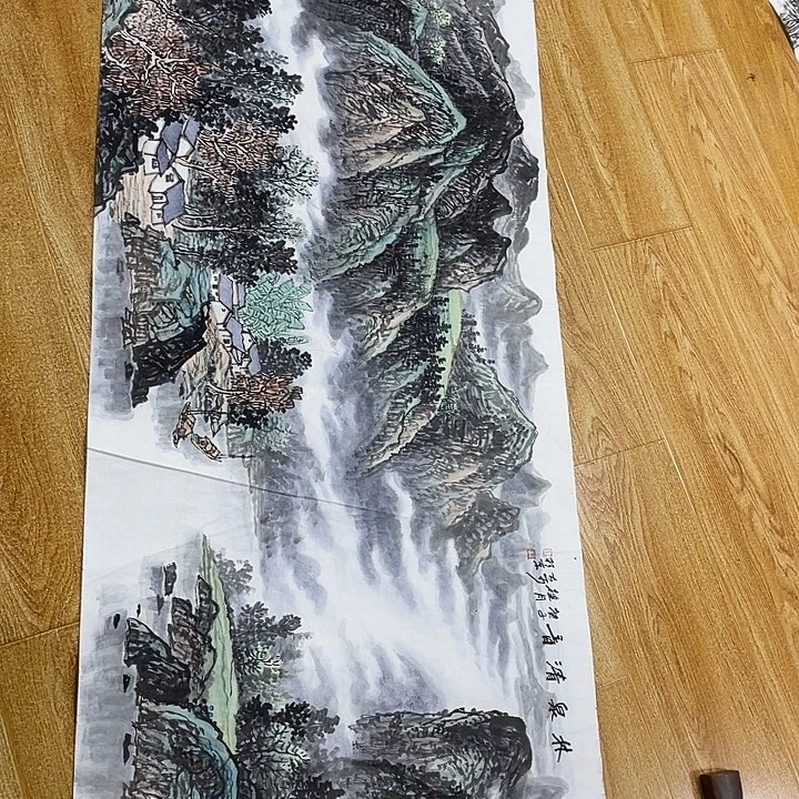 梓***桐姜奇老师山水作品