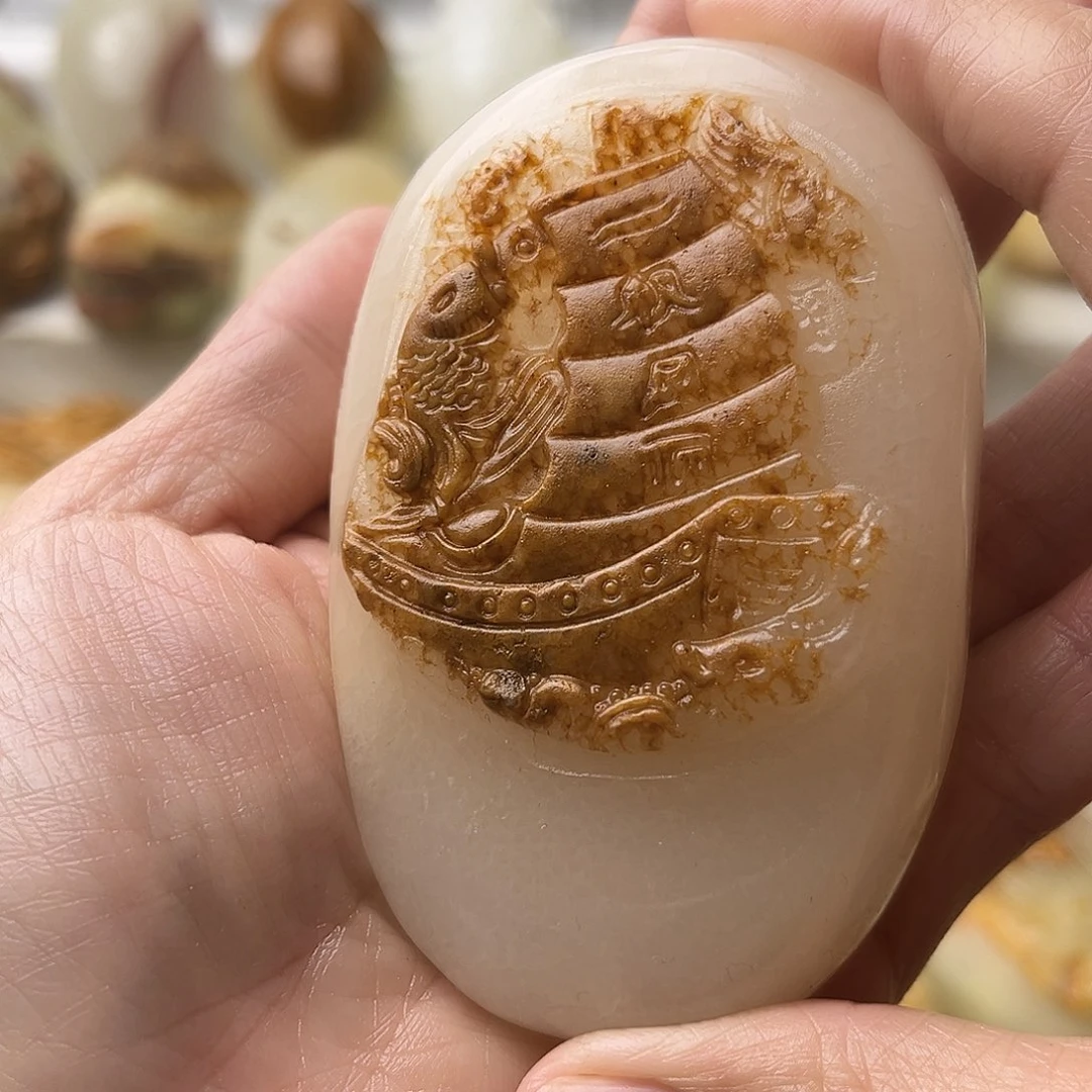 石材方解石不退换一帆风顺微瑕