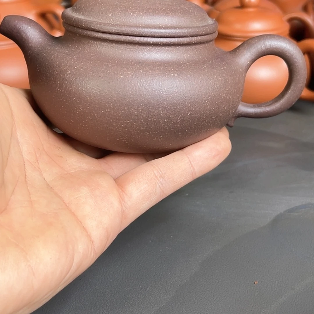 茶壶紫砂陈子平粗砂天青仿古