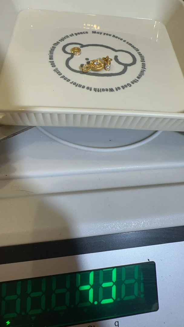 足金精品工艺吊坠