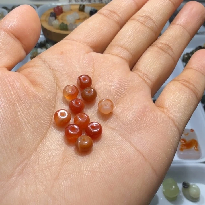 和田玉未镶嵌珠宝半成品卡六