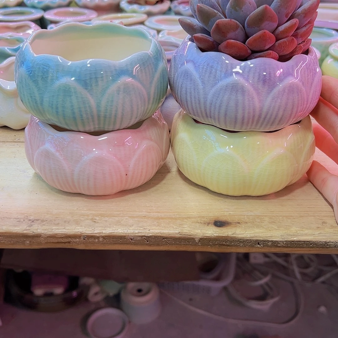 陶瓷花盆当场凑满12包邮