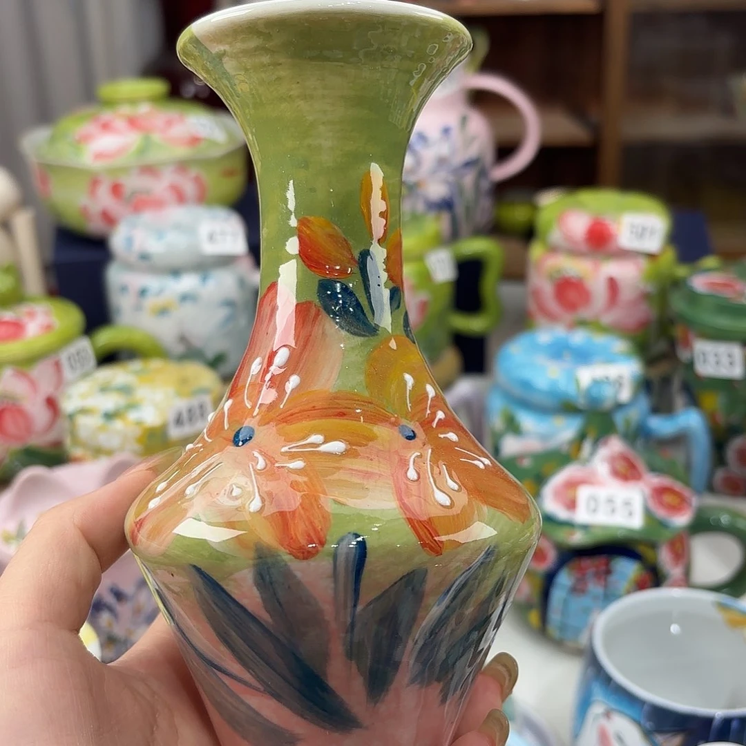 景德镇手绘高温釉下彩陶瓷茶具