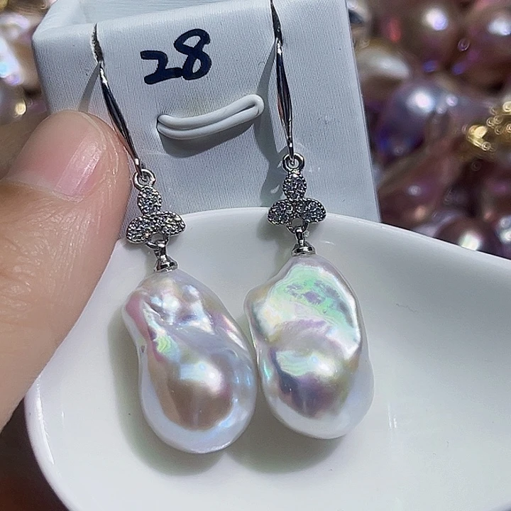 未镶嵌耳饰淡水珍珠