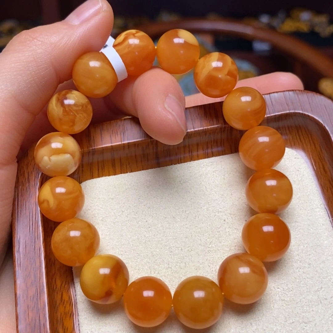 【闪购商品】蜜蜡手链未镶嵌手串