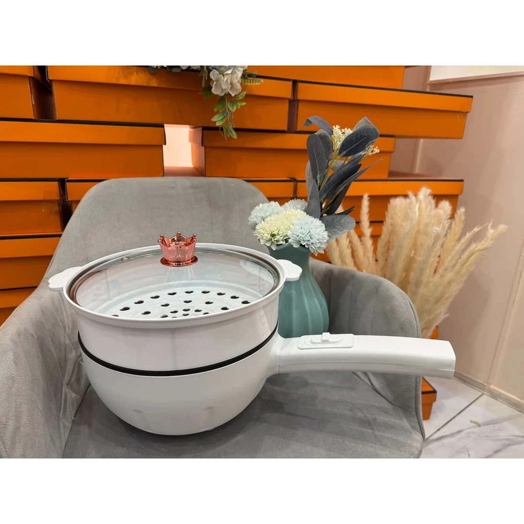 白色上蒸下煮电煮锅 GC