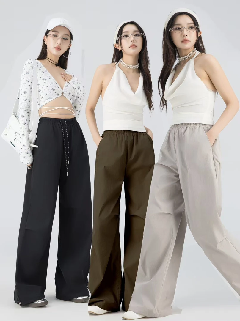 原·【悬浮裤】机能“小软壳”甜酷伞兵裤痞帅时髦街拍潮流担当9566