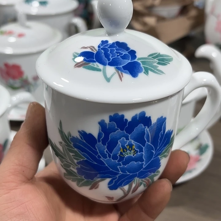 陶杯子杯子杯子350毫升容量
