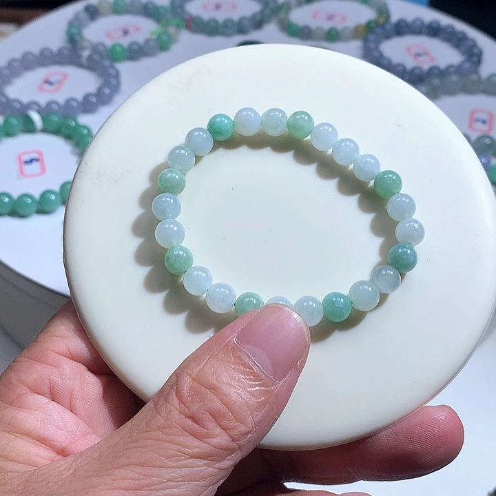 翡翠未镶嵌手串11