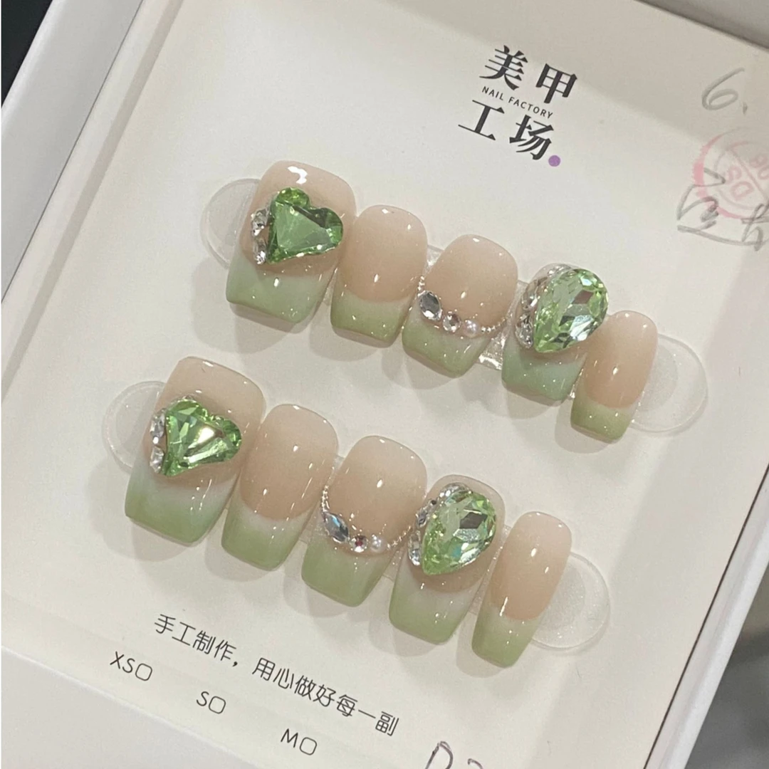 高货体验-【浮翠流丹】纯手工穿戴甲（送工具包）