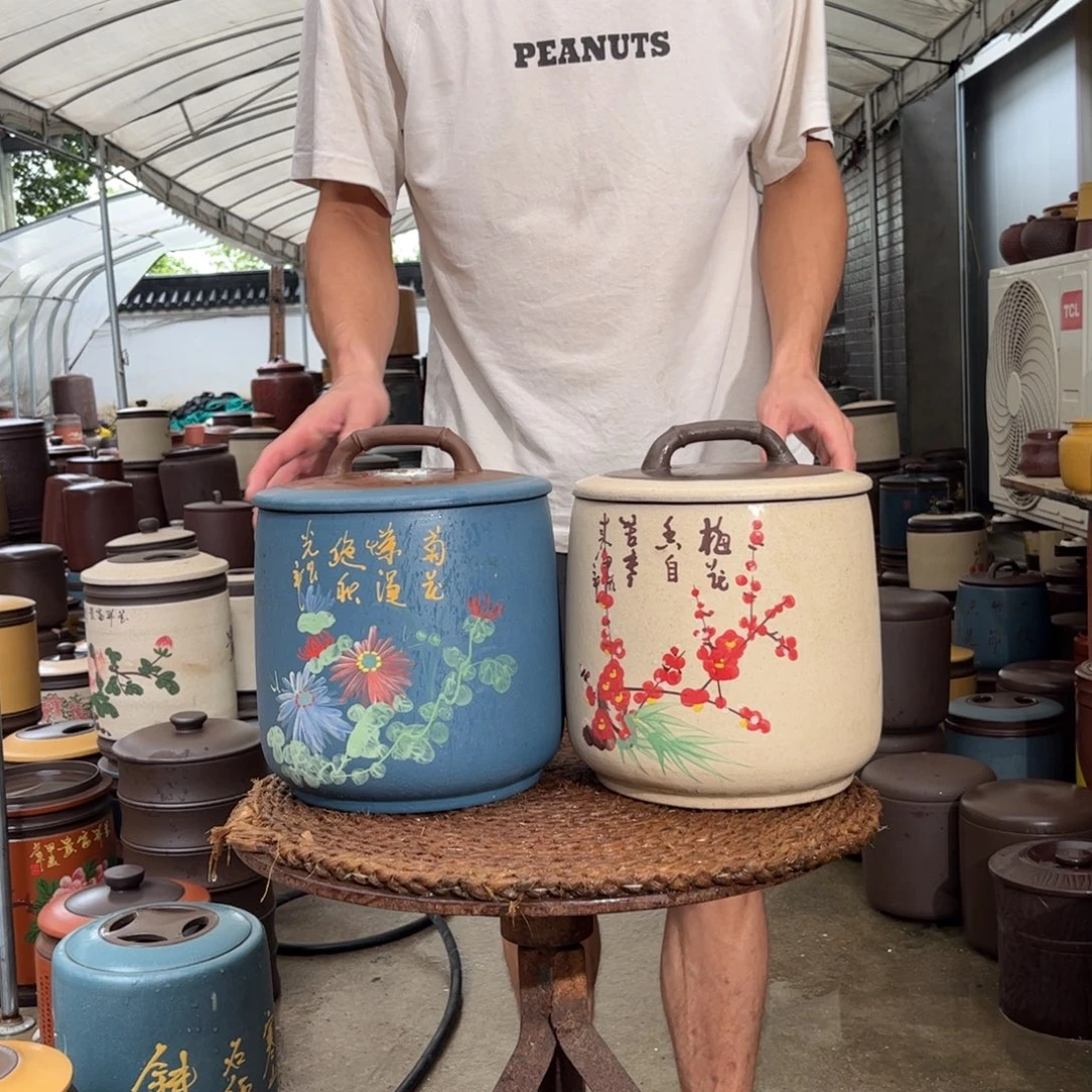 紫砂茶叶罐8 饼茶叶罐