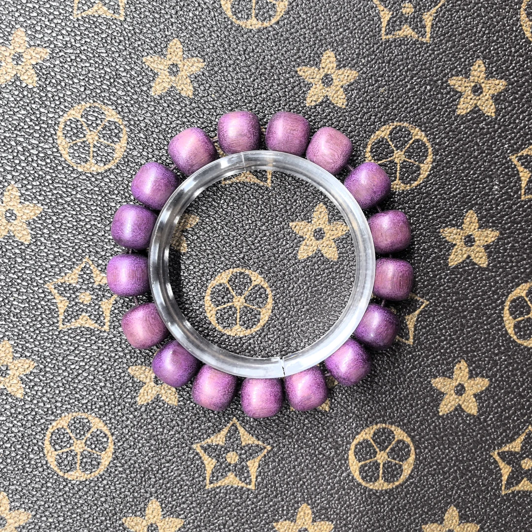 紫罗兰桶珠手串12m 602