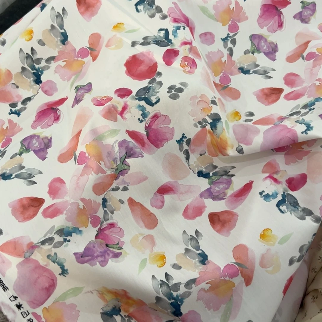 一米价纯棉60支府绸1.4米宽果子布地卷