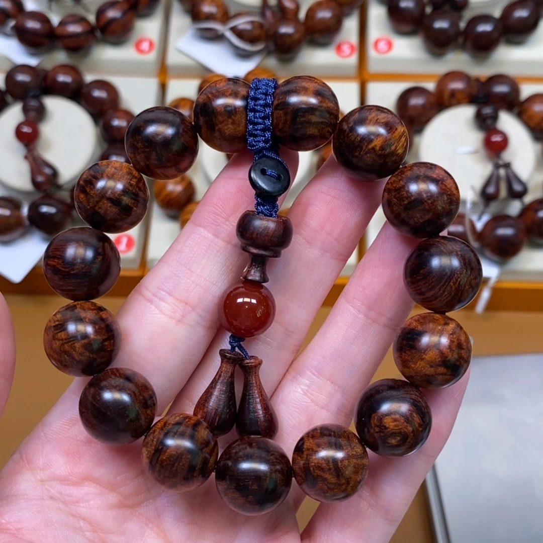 不***吖黄花梨/降香黄檀手串/手链海南黄花梨1.5