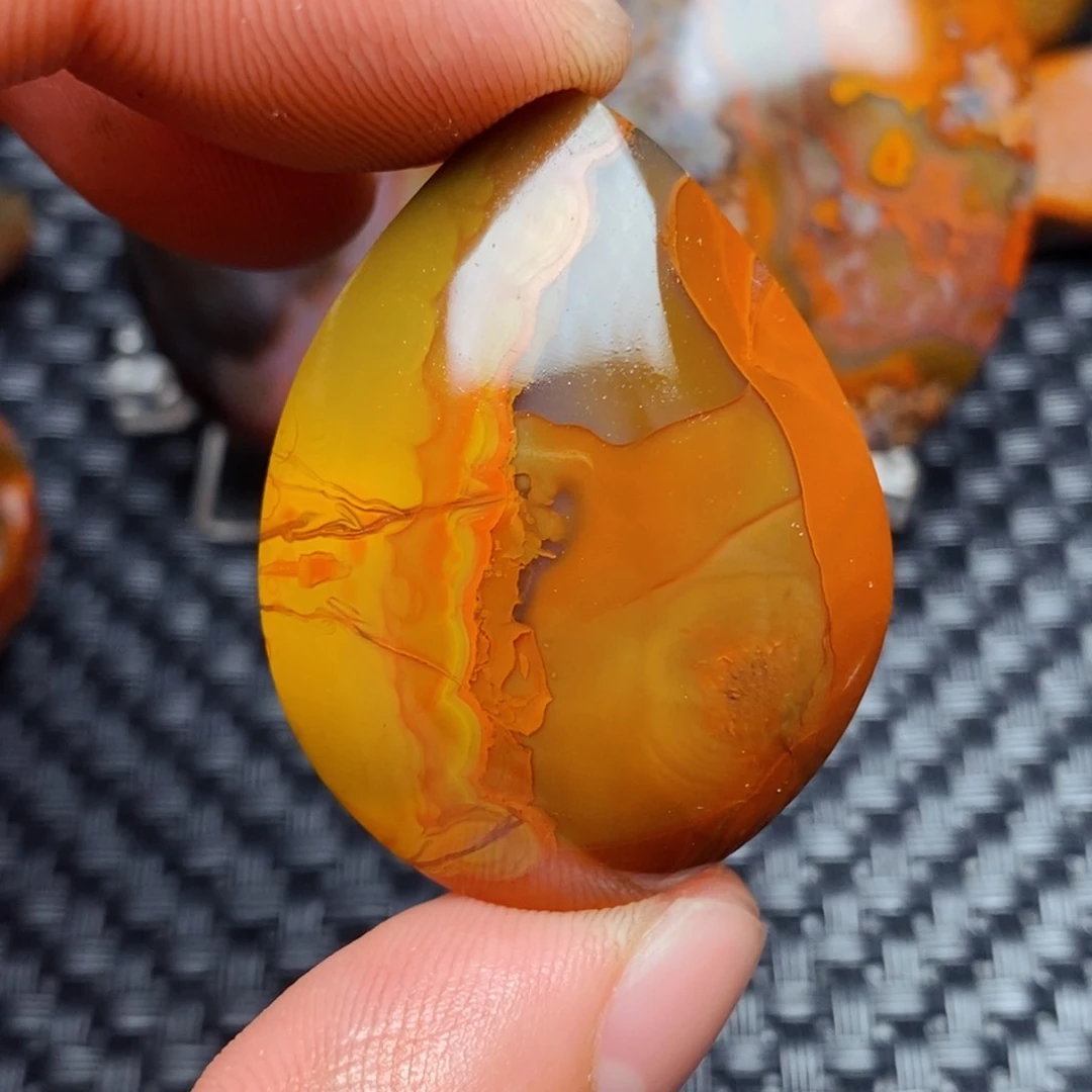 玛瑙/玉髓吊坠(不含链)未镶嵌驿*