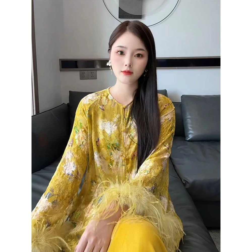 2025年早秋新款独特新中式国风上衣年轻款复古改良唐装高级感小衫