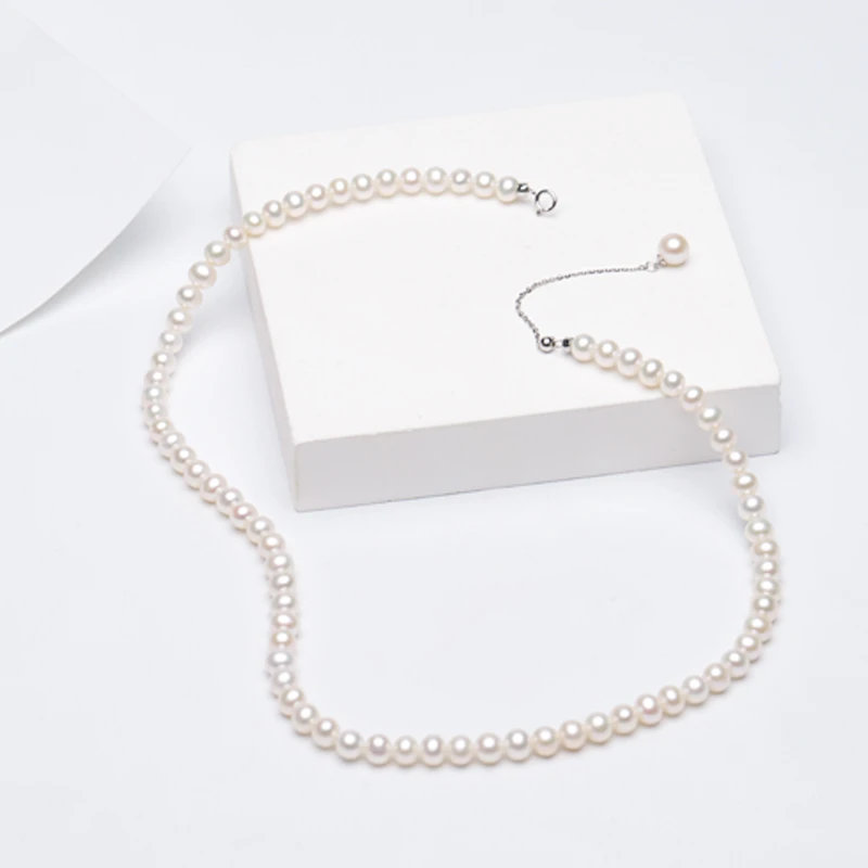 z018 淡水珍珠项链 5-6mm