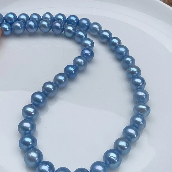 银S925镶嵌淡水珍珠颈饰