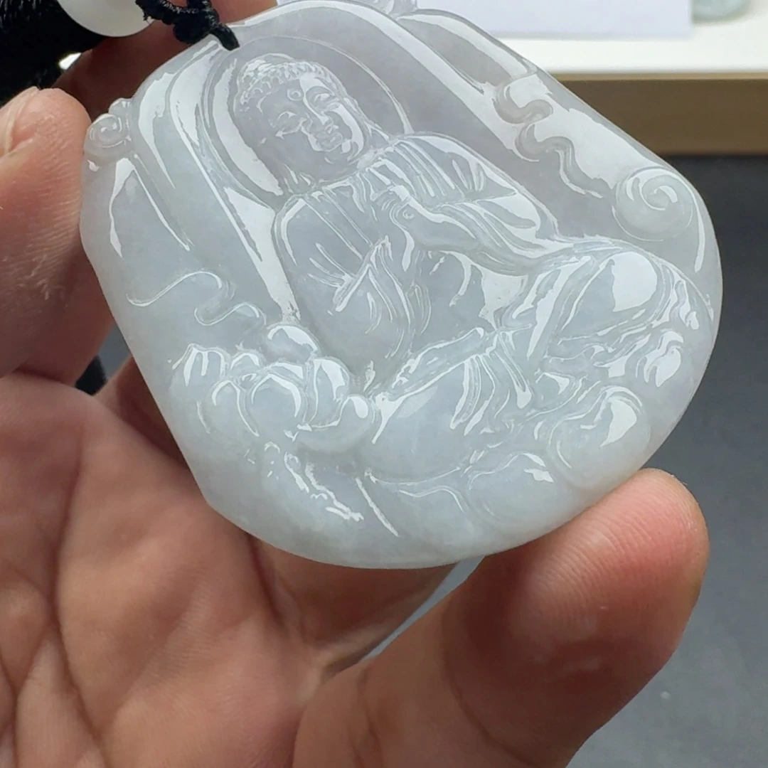 翡翠未镶嵌颈饰天然缅甸A货翡翠