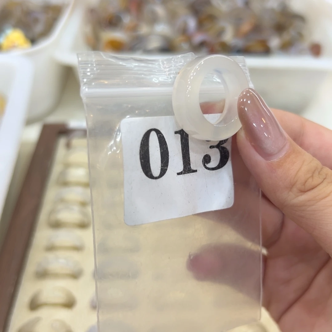 玛瑙/玉髓戒指合金13港12
