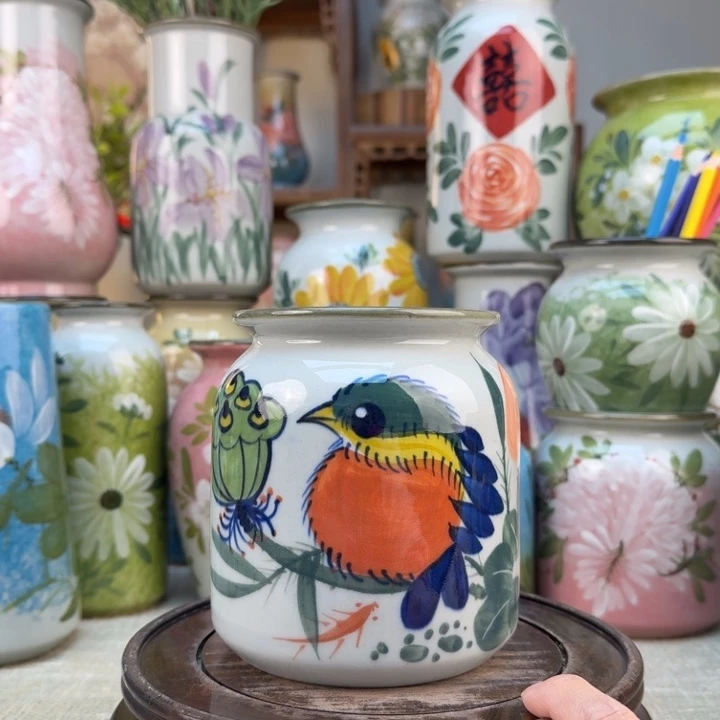 瓷片花瓶62566556655665