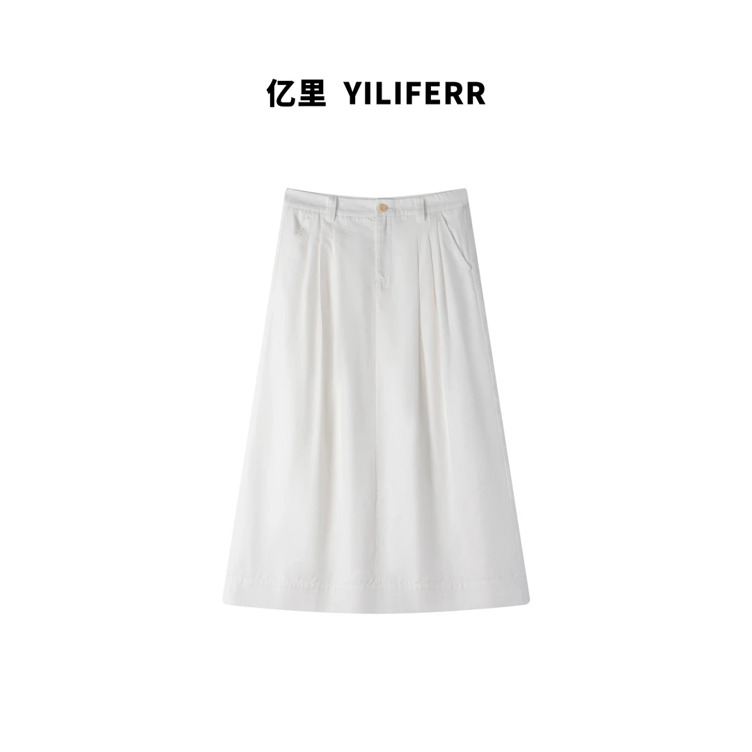 【YILI大码品牌】法式高智感温柔高级调性感带内衬百搭半身裙Y0649