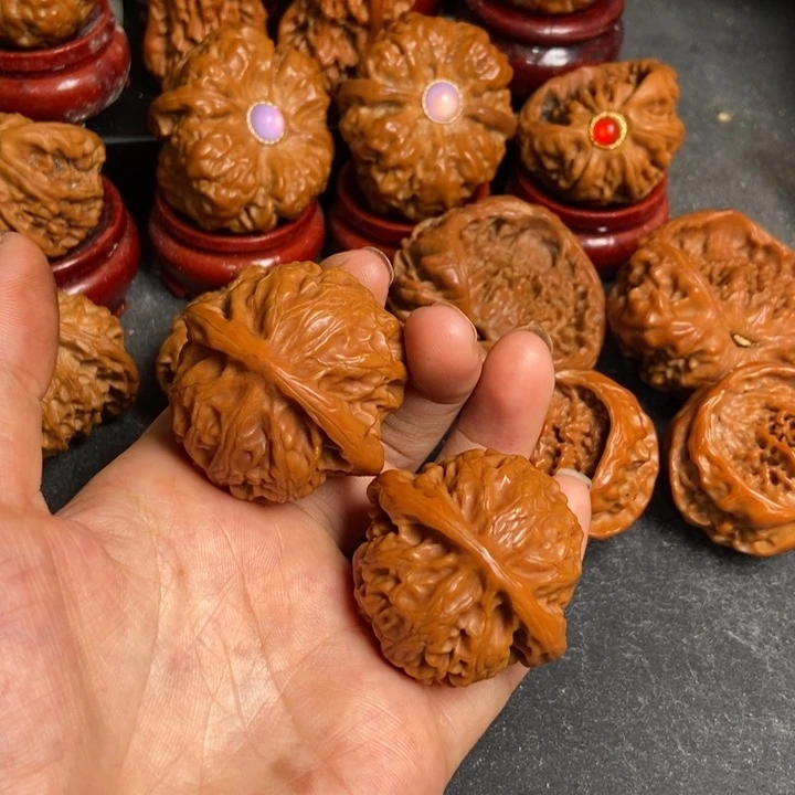 把件文玩核桃40宫灯