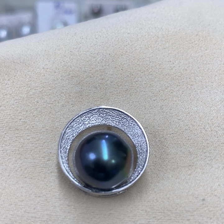 银S925镶嵌颈饰海水珍珠，不鉴赏，链接15