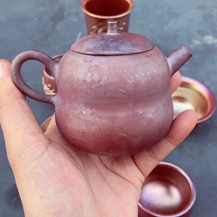 柴烧茶具陶瓷杯子