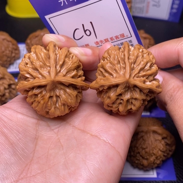 把件文玩核桃42丁字三棱c61