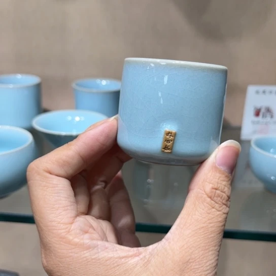 瓷片陶瓷茶器陶瓷汝瓷
