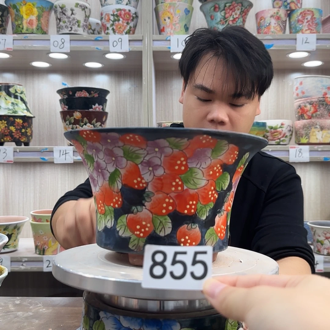 紫砂花盆瑕疵瑕疵855