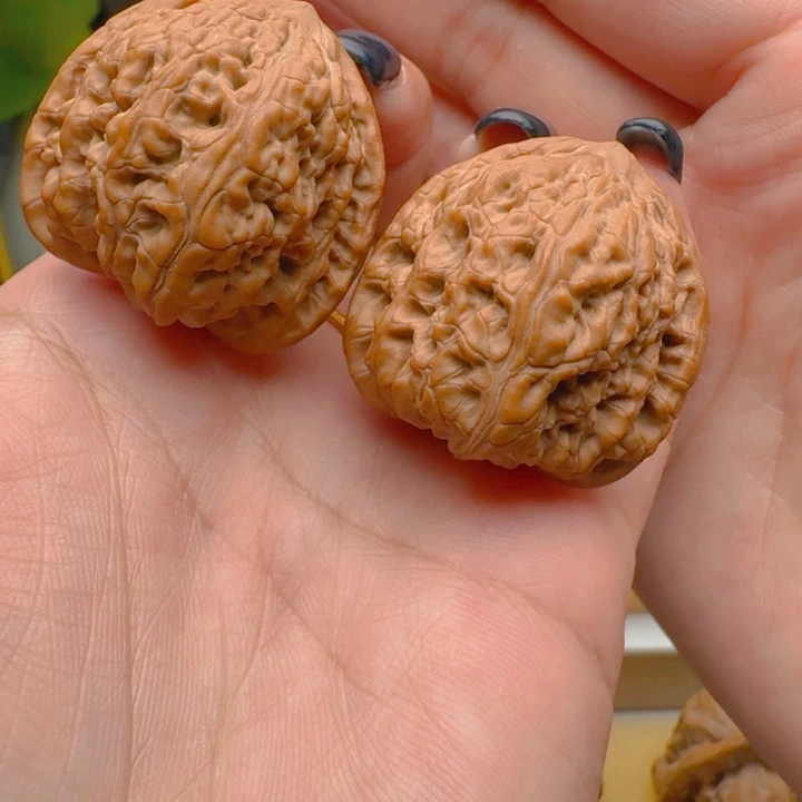 把件核桃34承德密纹