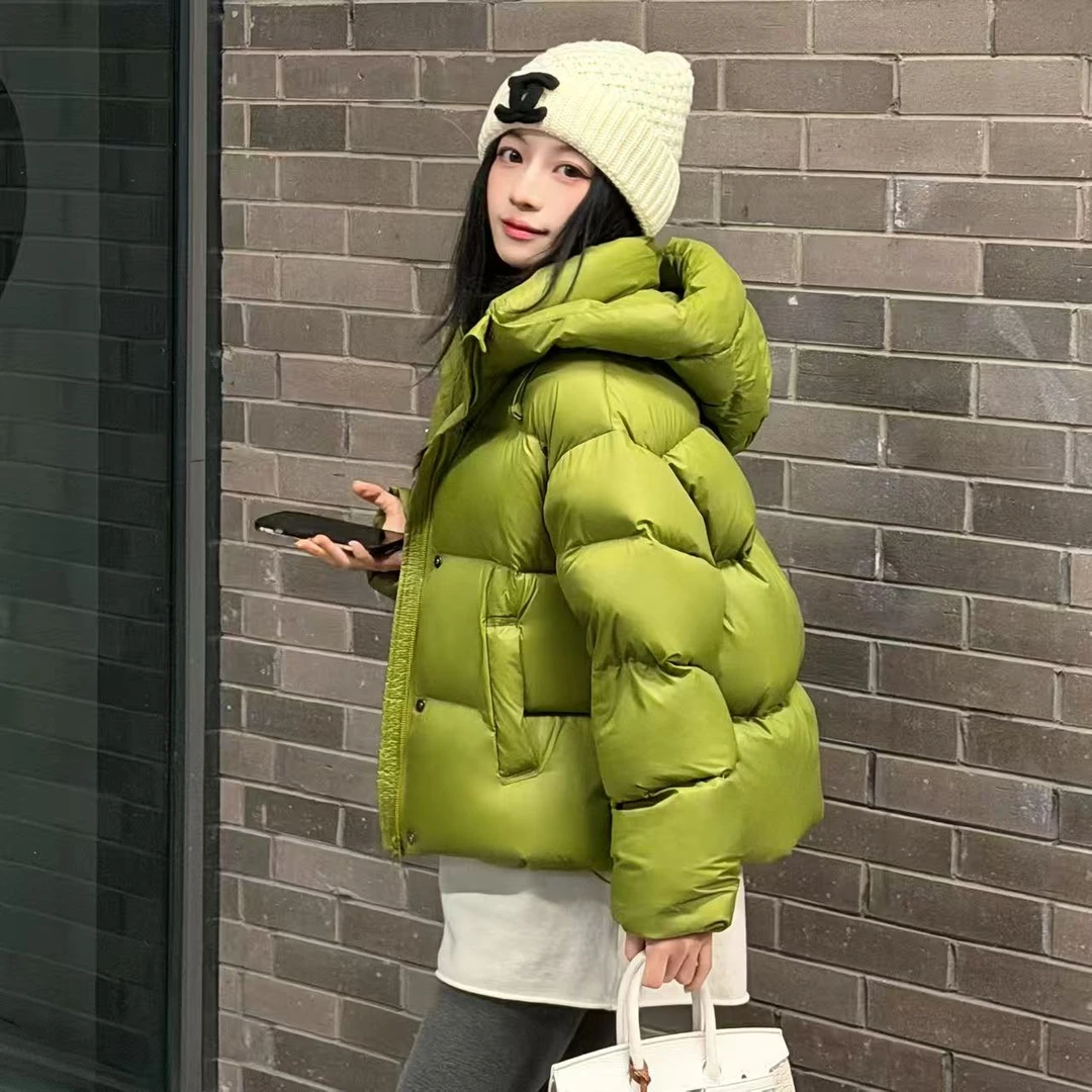 90白鹅绒 新款泡芙加厚羽绒服 连帽  高端 外套QY