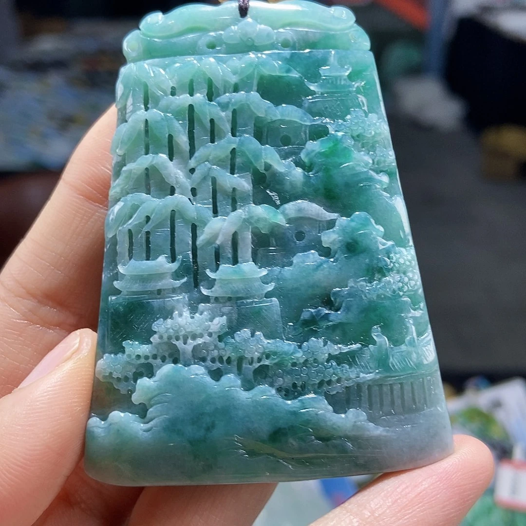 颈饰未镶嵌翡翠翡翠