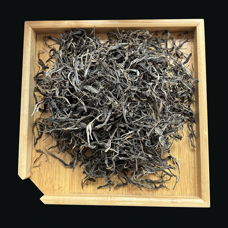 老班章黑条古树春茶普洱茶散茶100克 拍5份多送20克