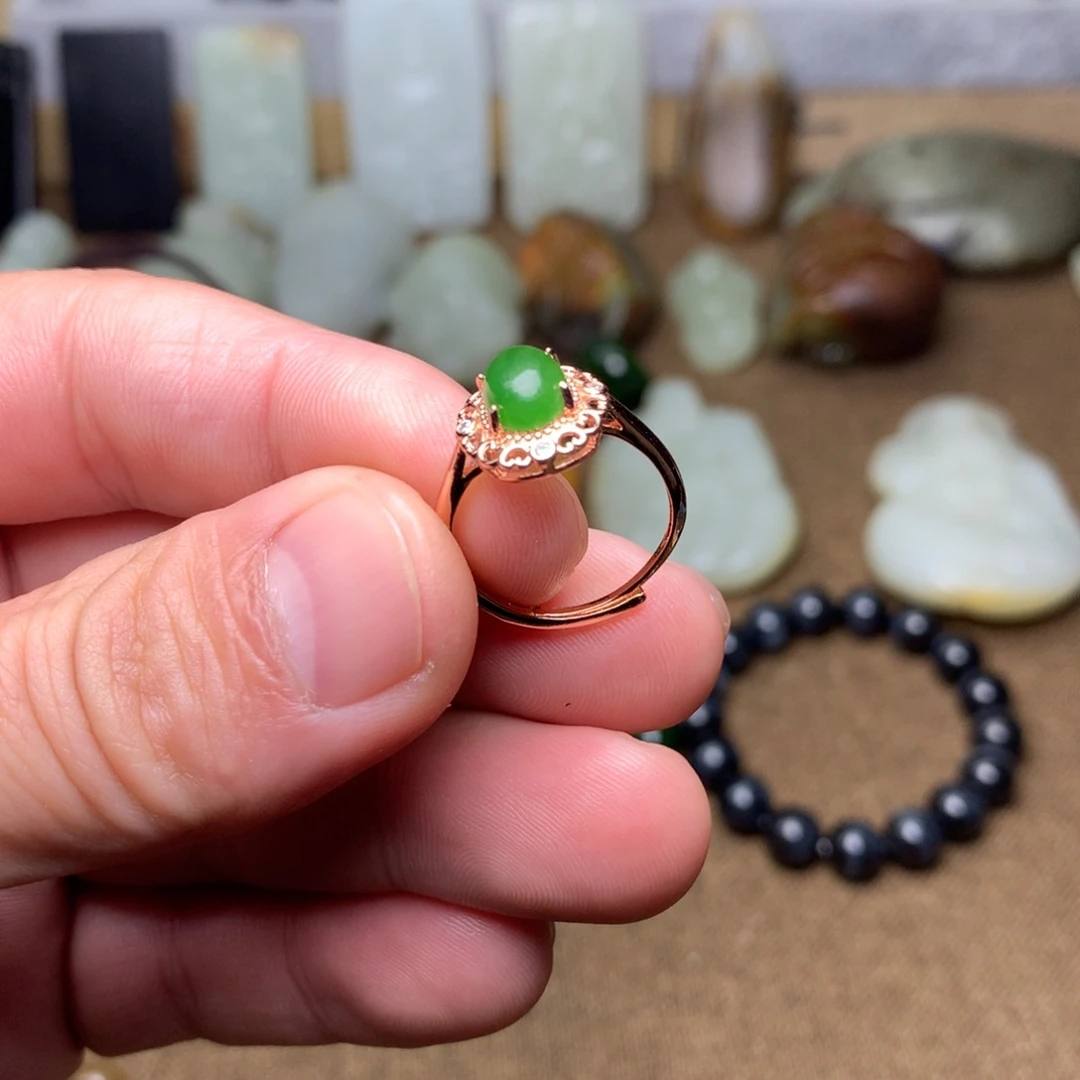 和田玉未镶嵌手链