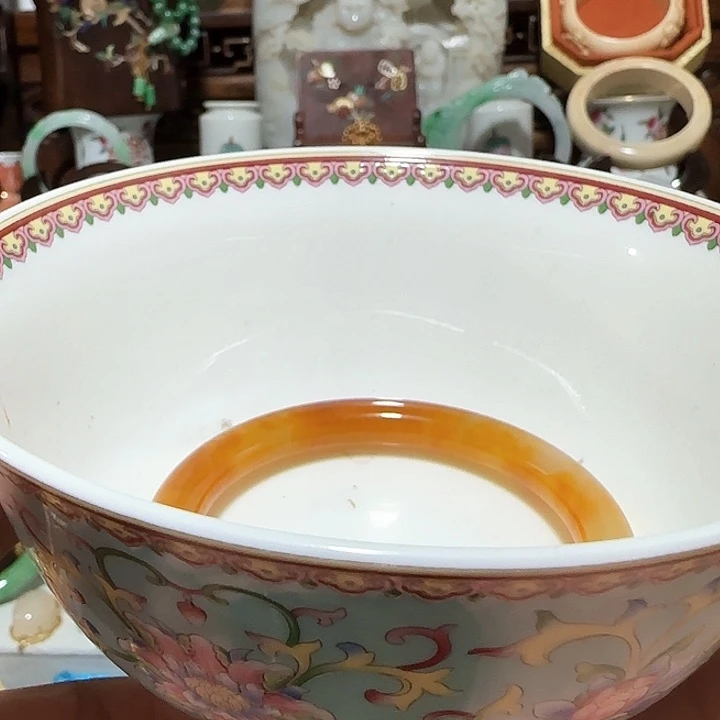 器物之美五彩手绘枫**丹