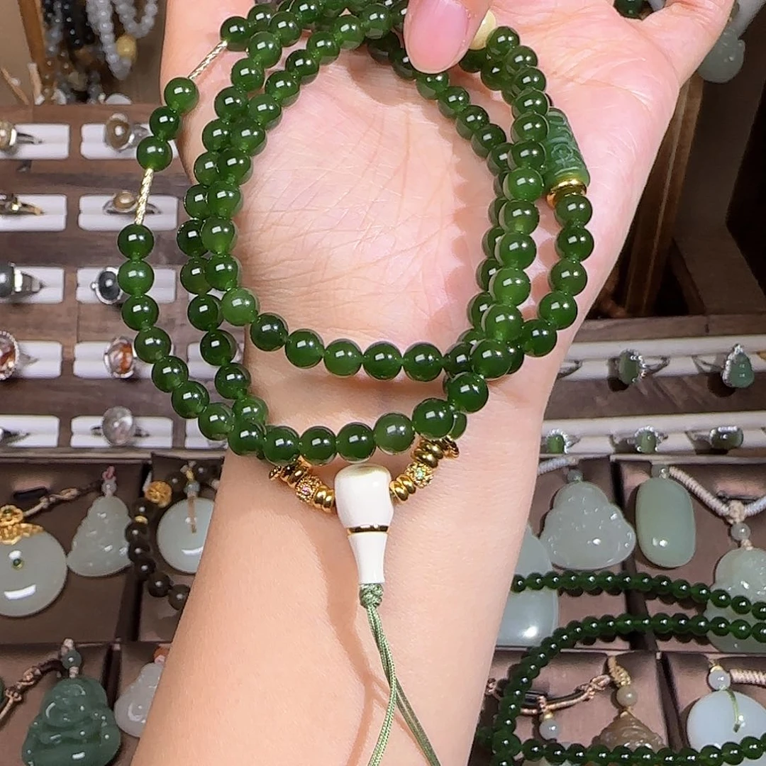 和田玉颈饰未镶嵌