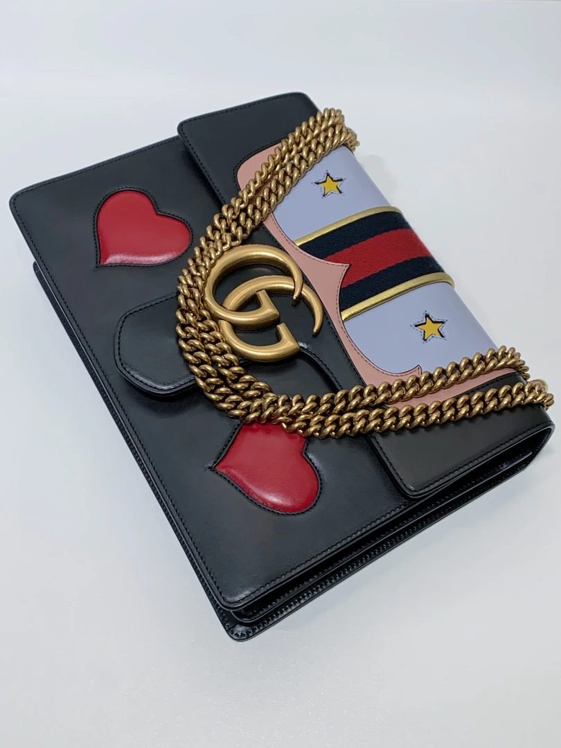 95新 GUCCI/古驰 HIHI精选/gucci 古驰 爱心marmont  二店