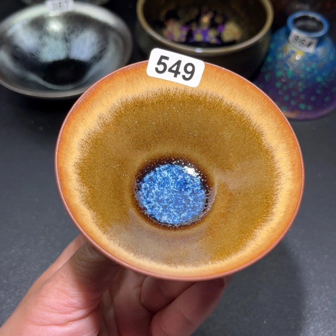 茶盏549 建盏单盏放大漏