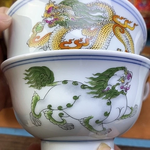 景德镇陶瓷藏式茶碗