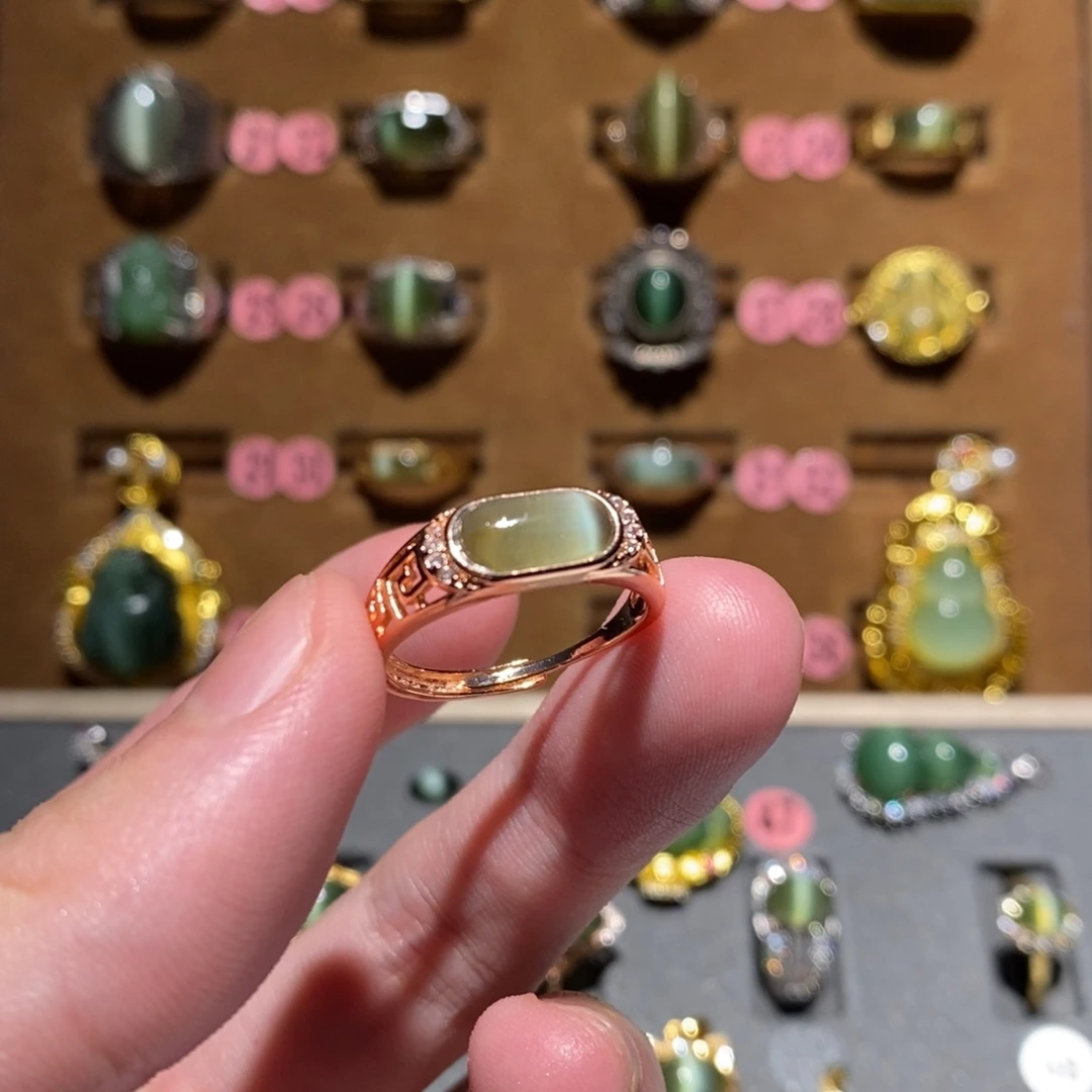 和田玉未镶嵌戒指