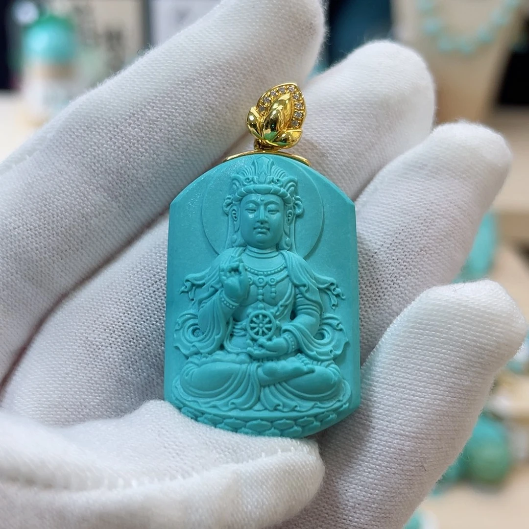 绿松石珠宝奇石未镶嵌