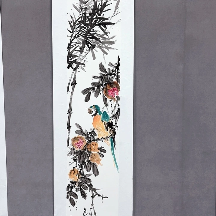 国画亲笔手绘放心去藏