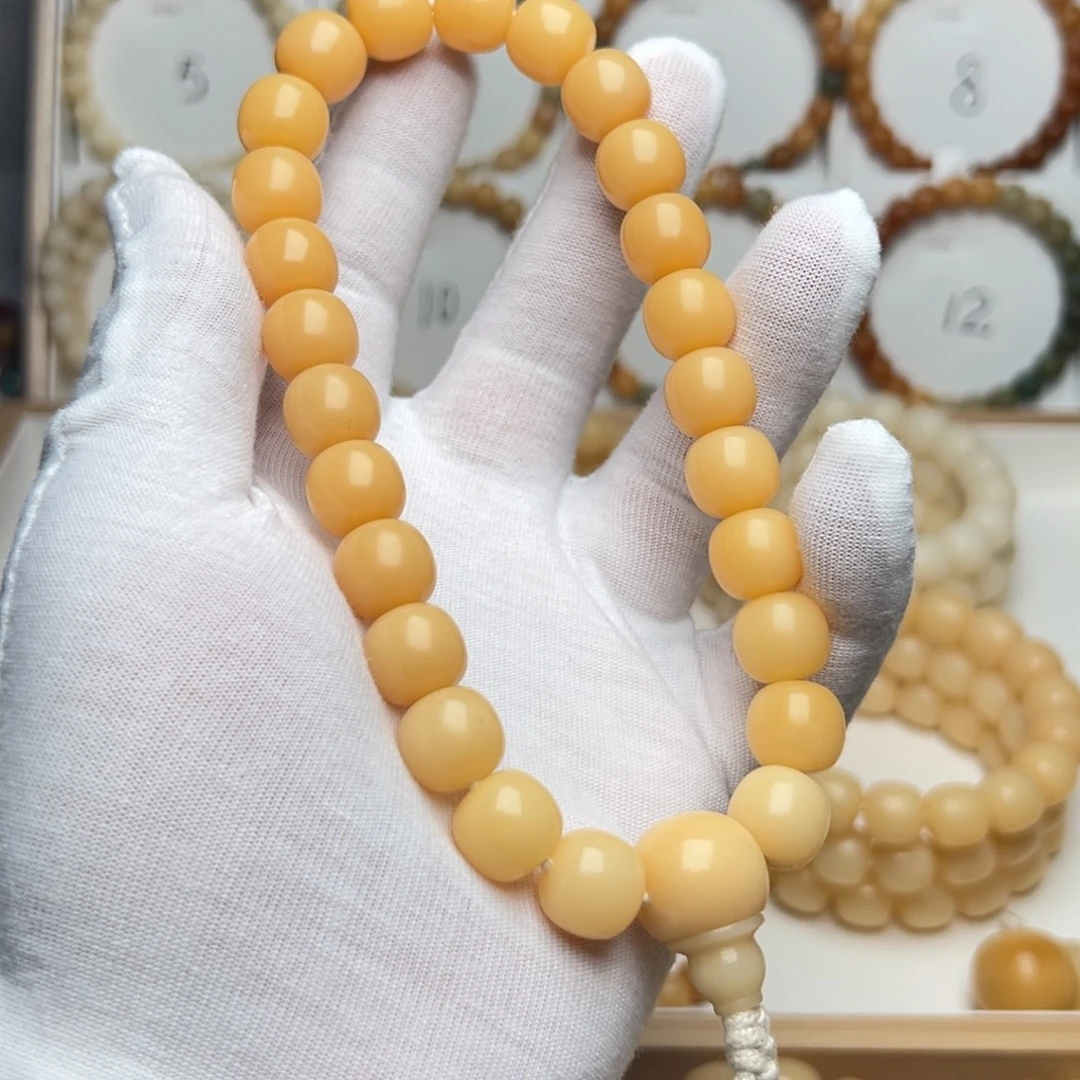 手串菩提根/象牙果卡13 天然落地果手工干磨菩提根手持S11