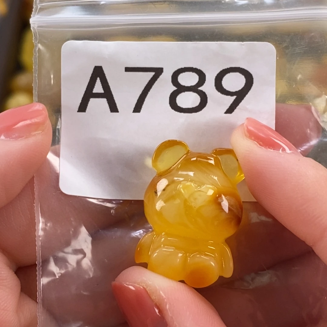 琥珀未镶嵌珠宝奇石