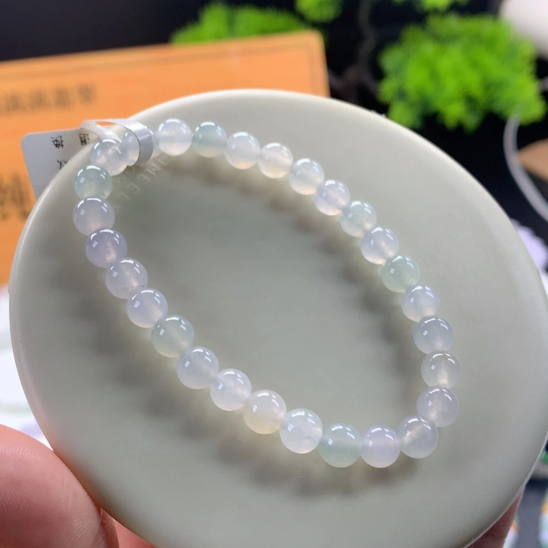 翡翠未镶嵌手链卡6
