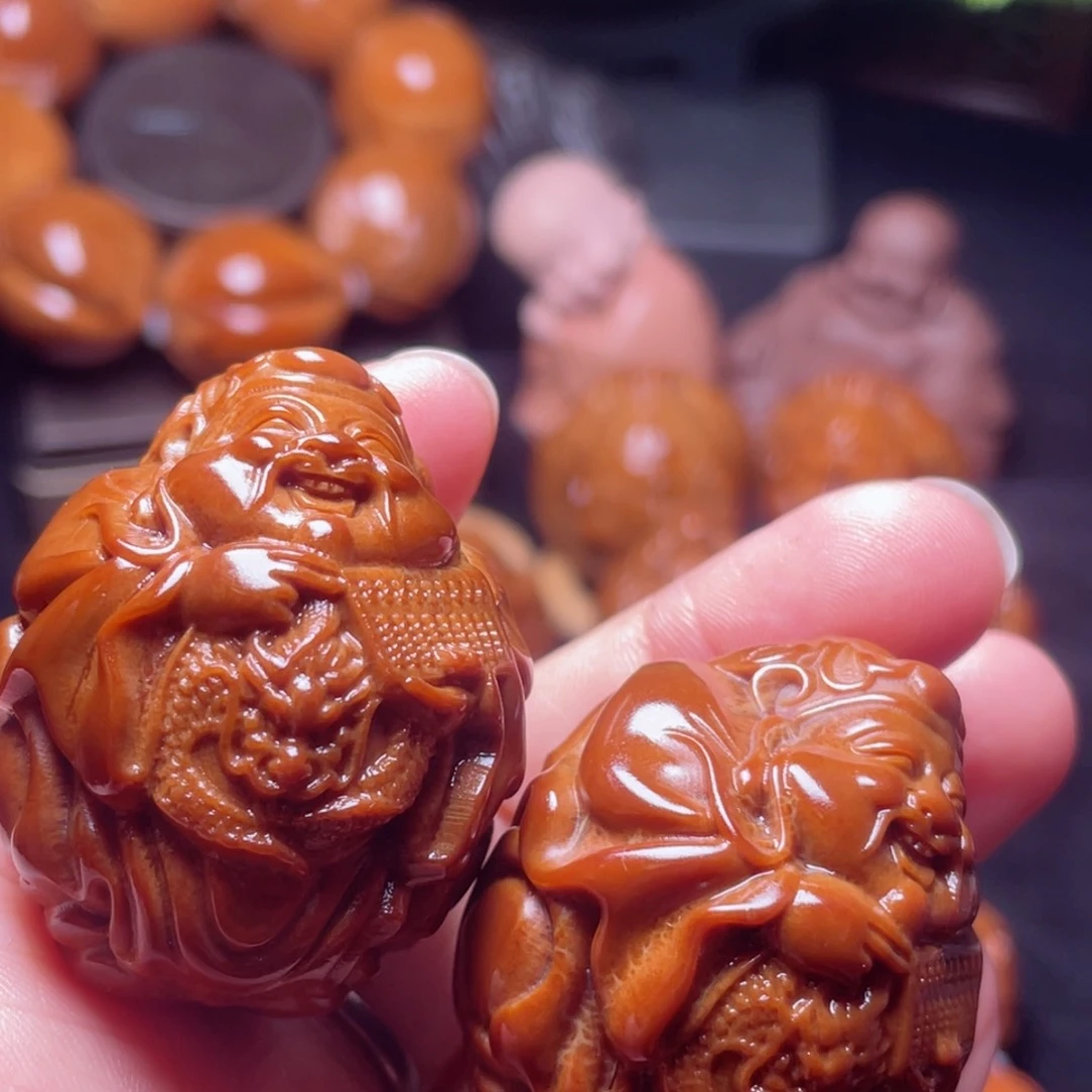 【闪购商品】橄榄核手串/手链35左右龙财手球